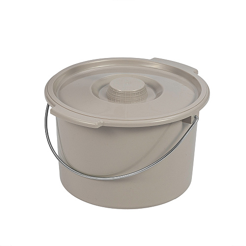 Съемное санитарное судно с крышкой из прочного пластика